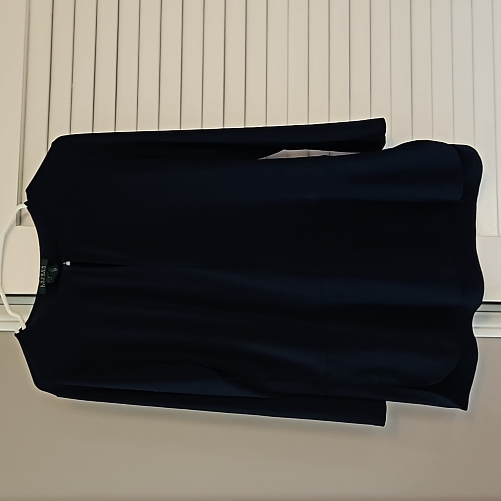 Ralph Lauren Navy Blue top, Large, in great condition
